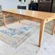 Table de ferme en chêne massif 200x100 avec sa rallonge de 60x100