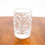 Crystal decanter with glasses, Poland, 1960s