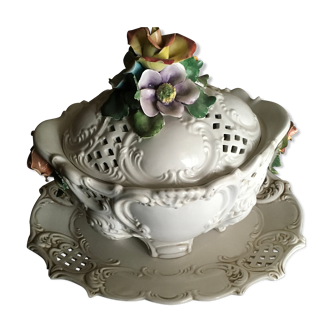 Cloche blanche porcelaine