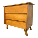 Compass feet chest of drawers