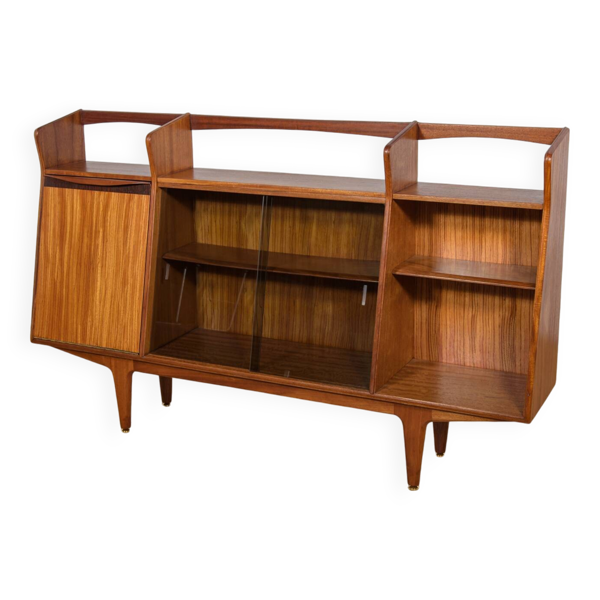 Bibliothèque du milieu du siècle de McIntosh, Royaume-Uni, années 1960