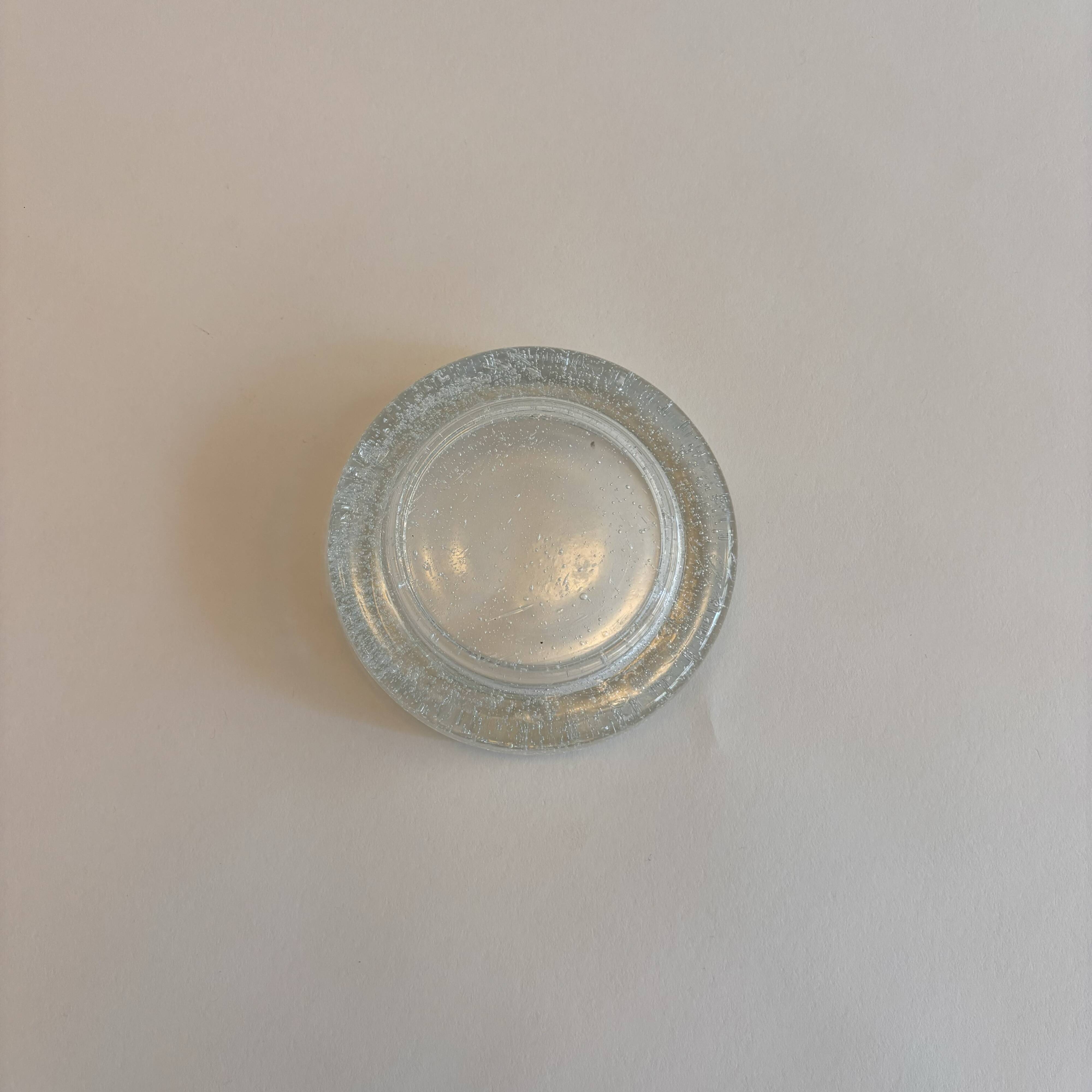Vintage glass empty pocket