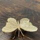 Brass butterfly