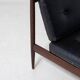Slender lounge chair in teak, Belgium 1960s