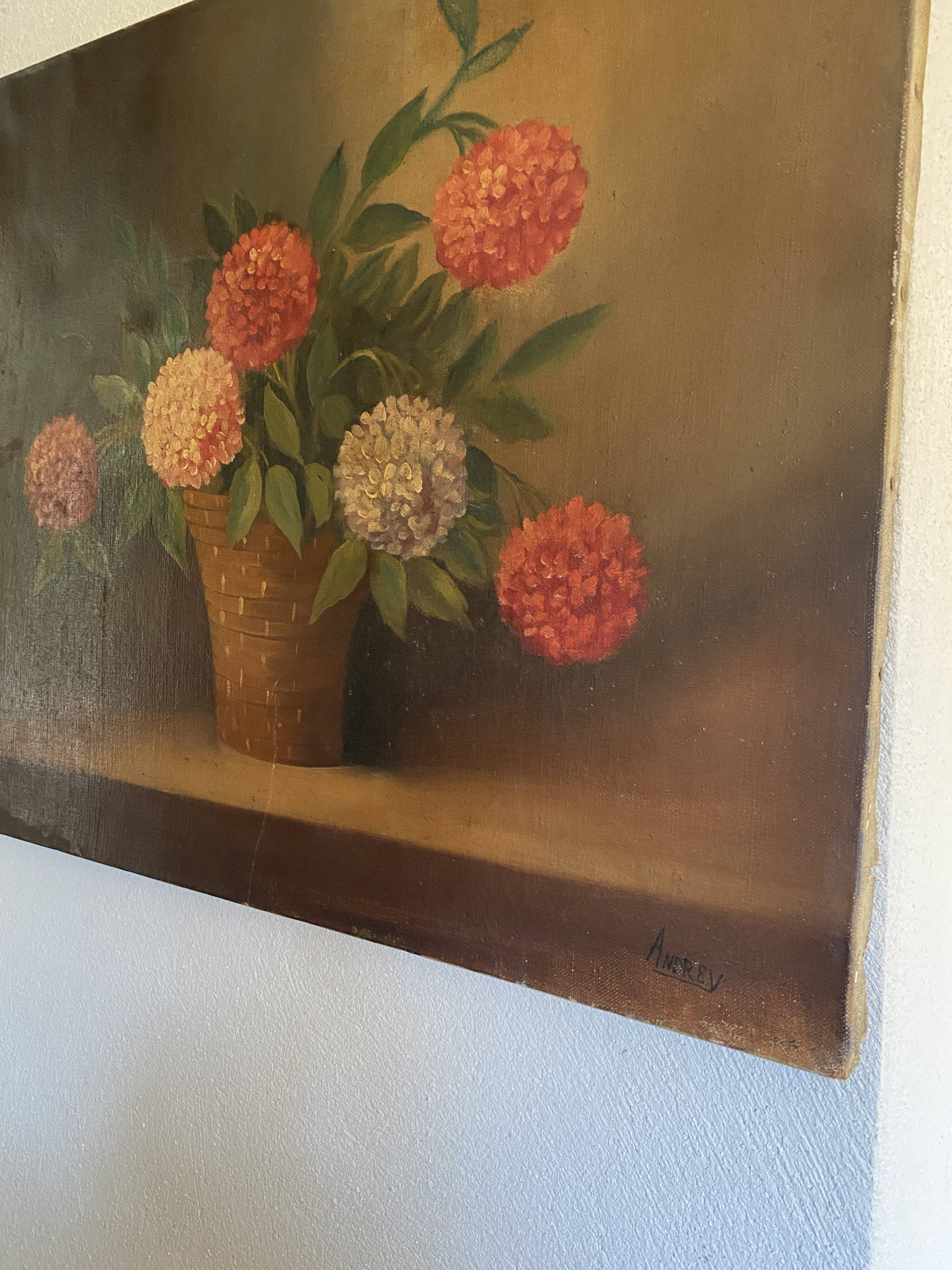 Oil “still life” on canvas