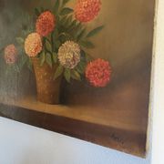 Huile nature morte sur toile