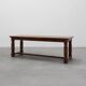 Large French Provincial rustic Oak Table, ca. 1900