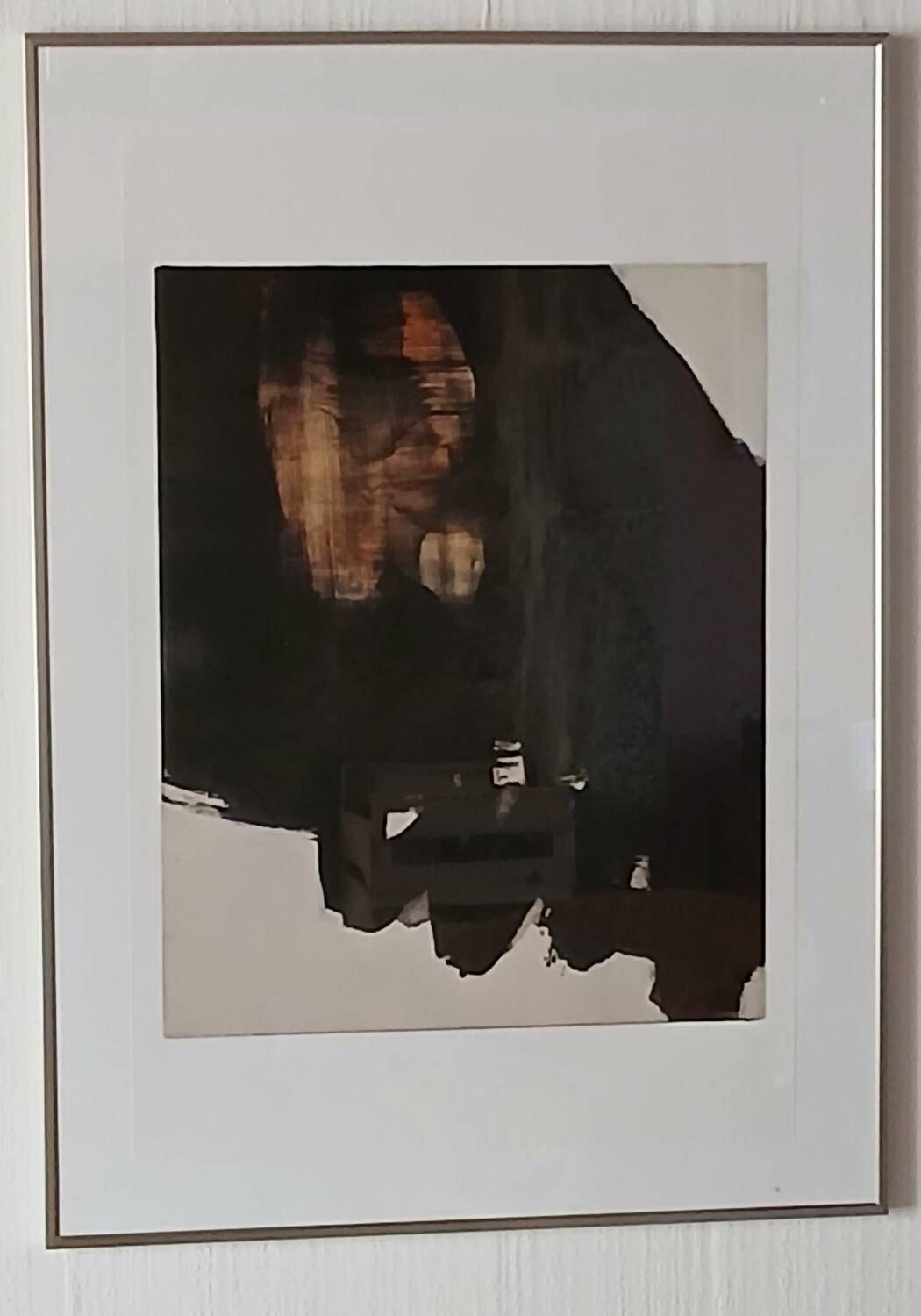 Pierre Soulages, after a painting, June 1, 1964