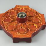 1960s/1970s Ceramic Wall Sconce, Mid-Century Space Age Design