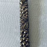 Silea 2-piece grape cutting service in silver-plated metal