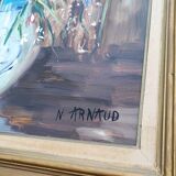 Painting on canvas signed N. Arnaud