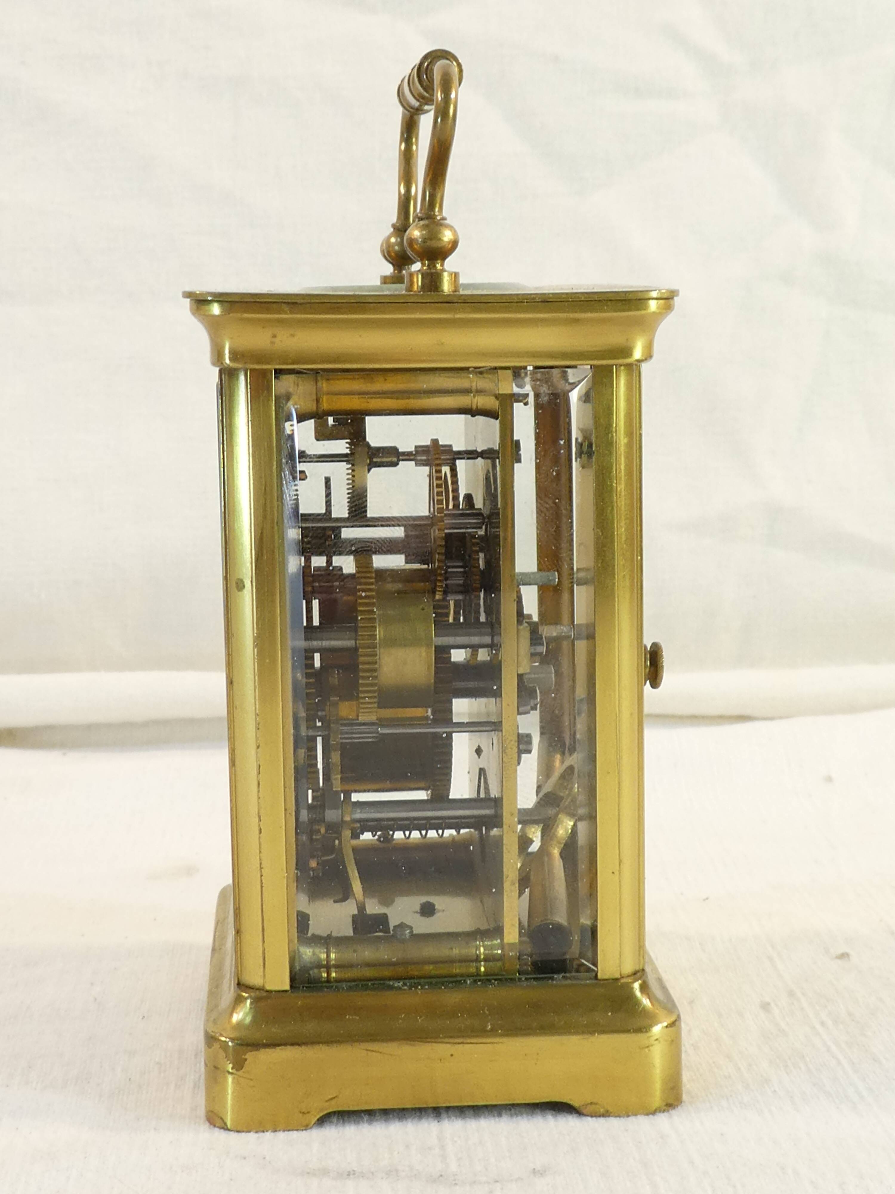Officer's clock with functioning bell