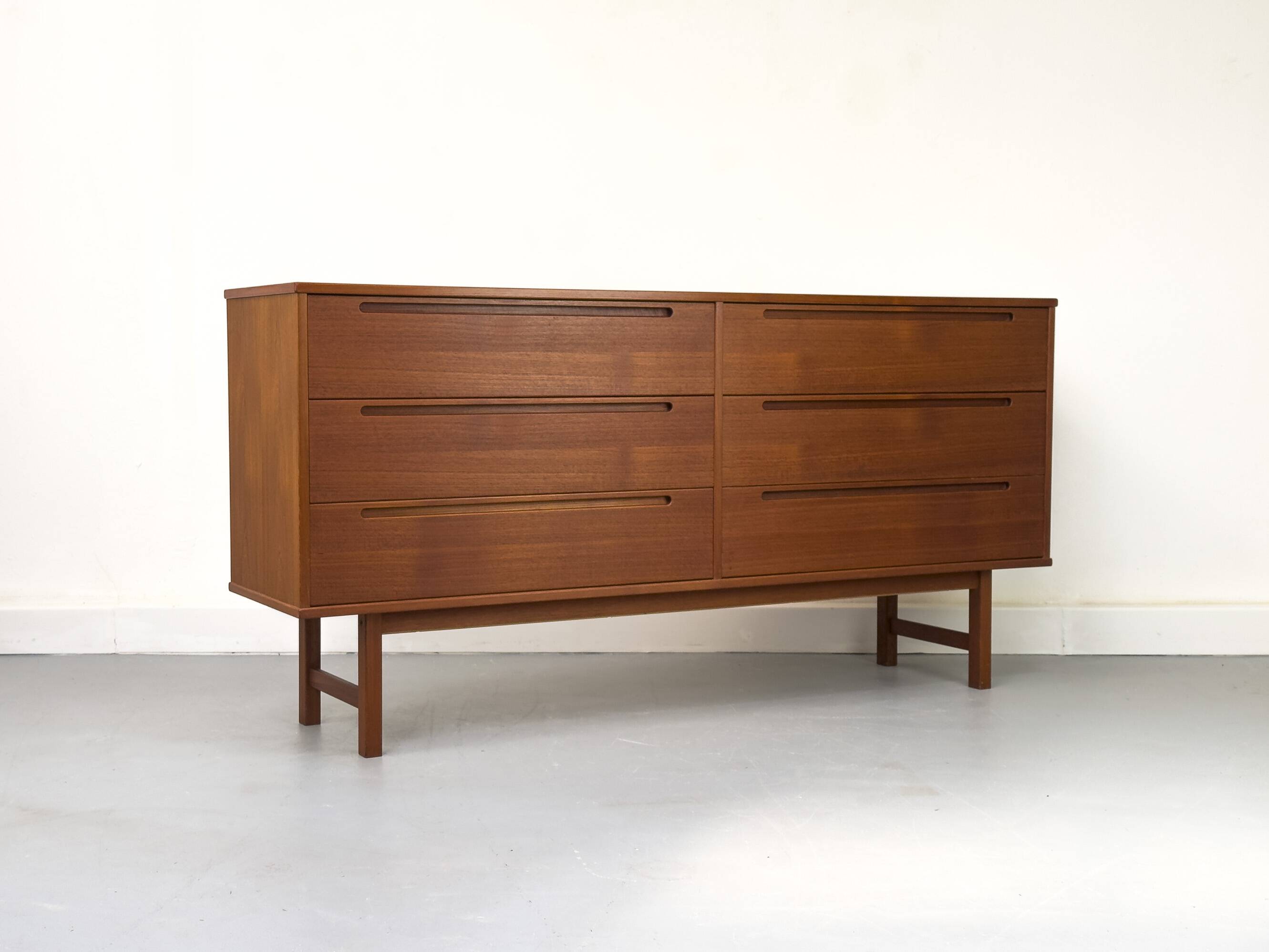 Large Teak Chest of Drawers from Tørring / HJN Møbelfabrik, 1960s