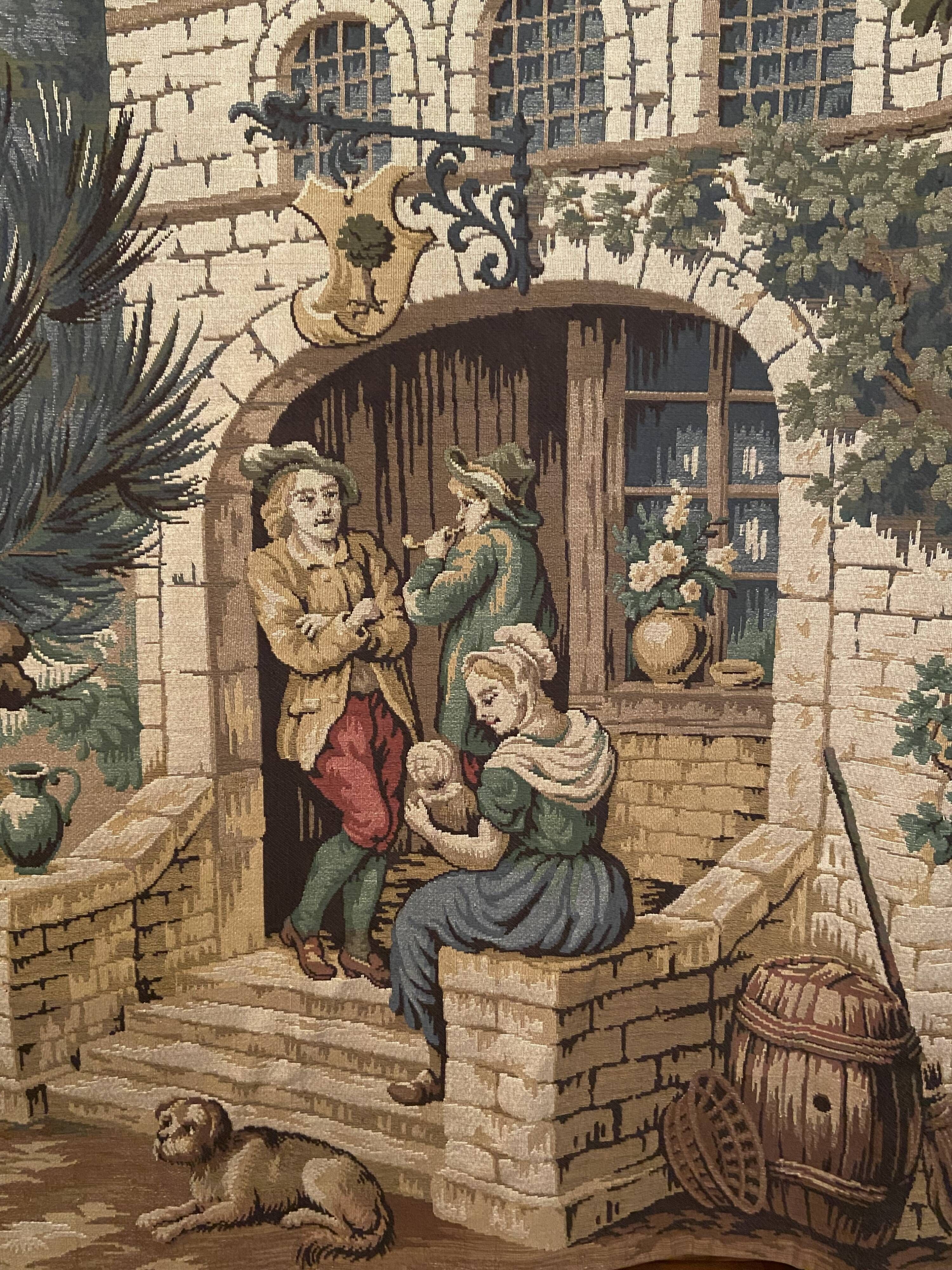 Tapestry lively village