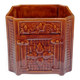 Vintage earthenware cache-pot