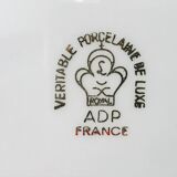 Golden dessert service with fine gold porcelain from Royal ADP