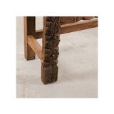 Console en bois massif sculptée