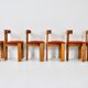 Dining chairs by Luigi Vaghi for Former, set of 6, 1960s