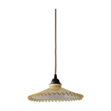 Straw yellow opaline hanging