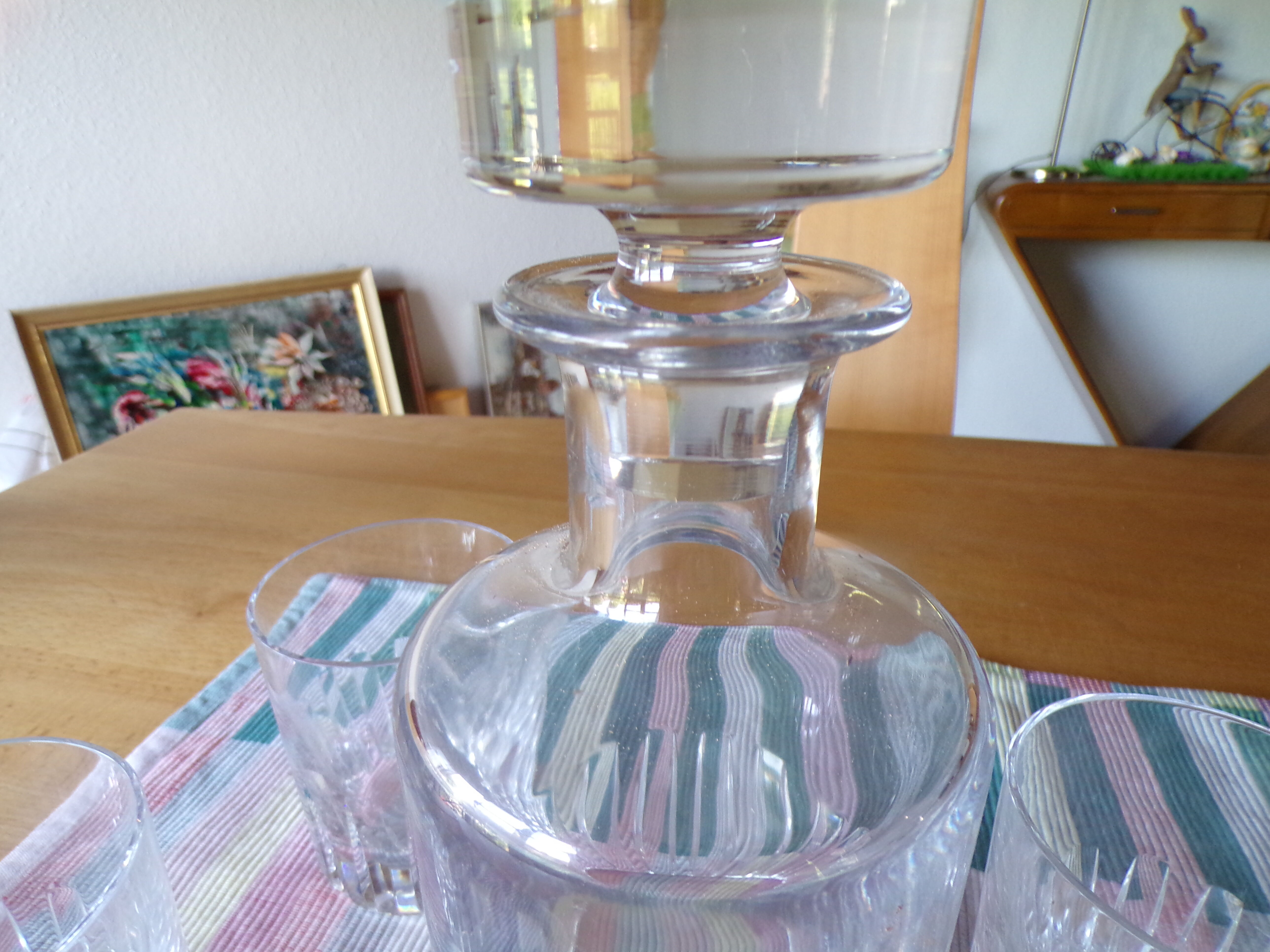 Crystal Baccarat whisky service