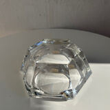 Cendrier / vide poche en cristal val saint Lambert