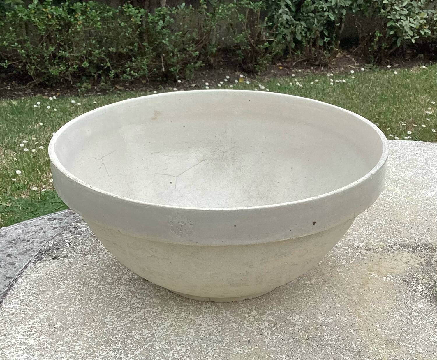 Large lead-free digoinite terrine dish