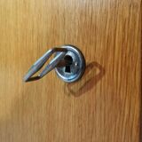 Desk with compass feet