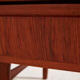 Restored teak bureau desk