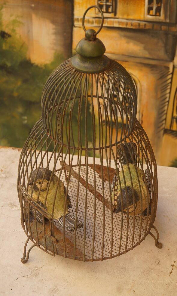 Vintage bird cage