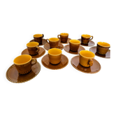 8 tasses à café vintage Sarreguemines