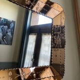 1940s smoked mirror with glazing bars