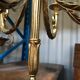 6-light bronze chandelier Louis XVI