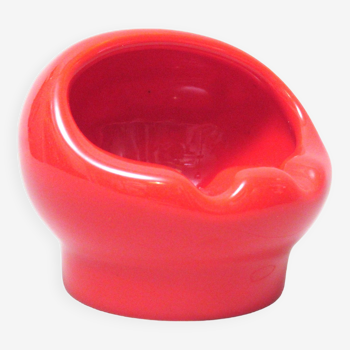 Red Space Age ashtray 70s