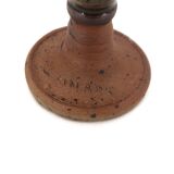 Stoneware chalice-style stemmed glass by Jean Linard, 1960s