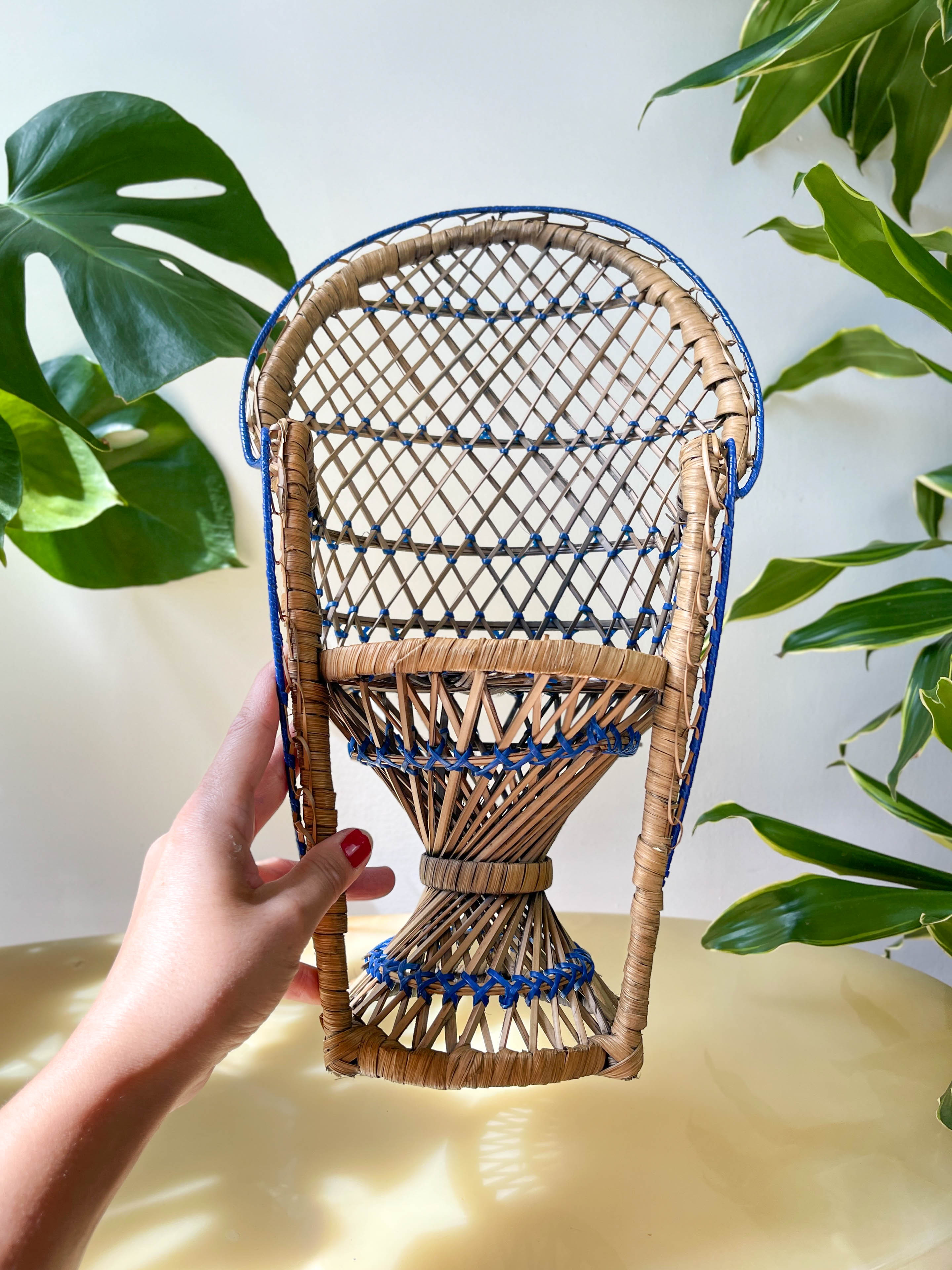 Emmanuelle rattan armchair for dolls