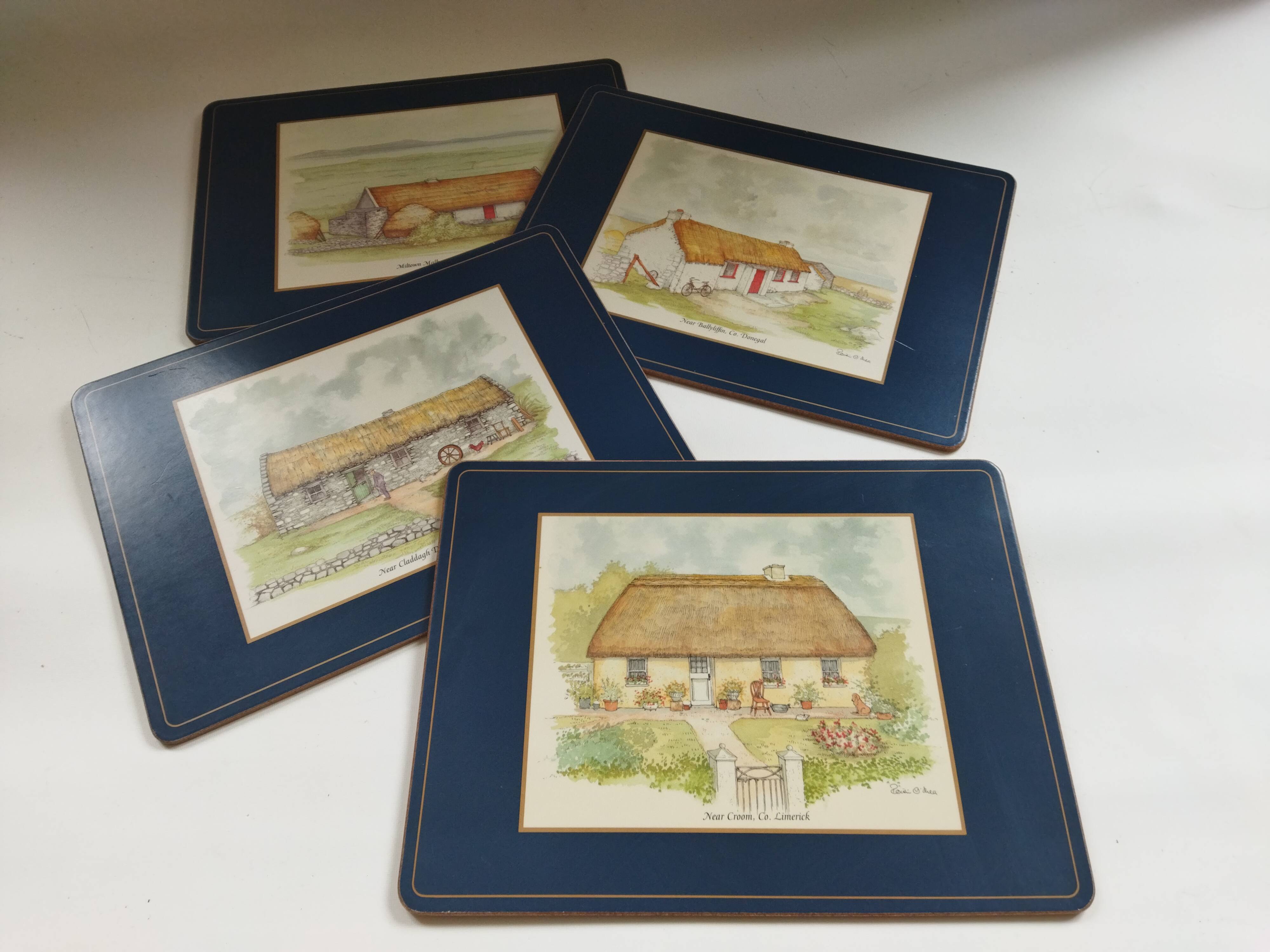Placemats "Traditional houses of Ireland"