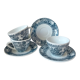 Cups and saucers Rivanel France 1970