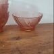 Pink bowl set