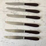 6 bakelite knives 60s-70s