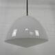 Old school lamp with large glass ball in opal glass, 1930s
