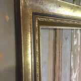 Golden frame in wood and stucco 110x78