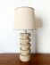 Brutalist stone lamp in Tormos style, circa 1970.