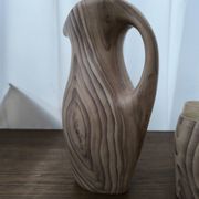 Pichet et verres en céramique par Grandjean Jourdan, Vallauris