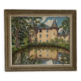Old painting, oil on canvas.