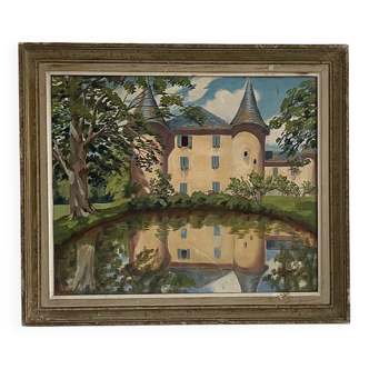 Old painting, oil on canvas.