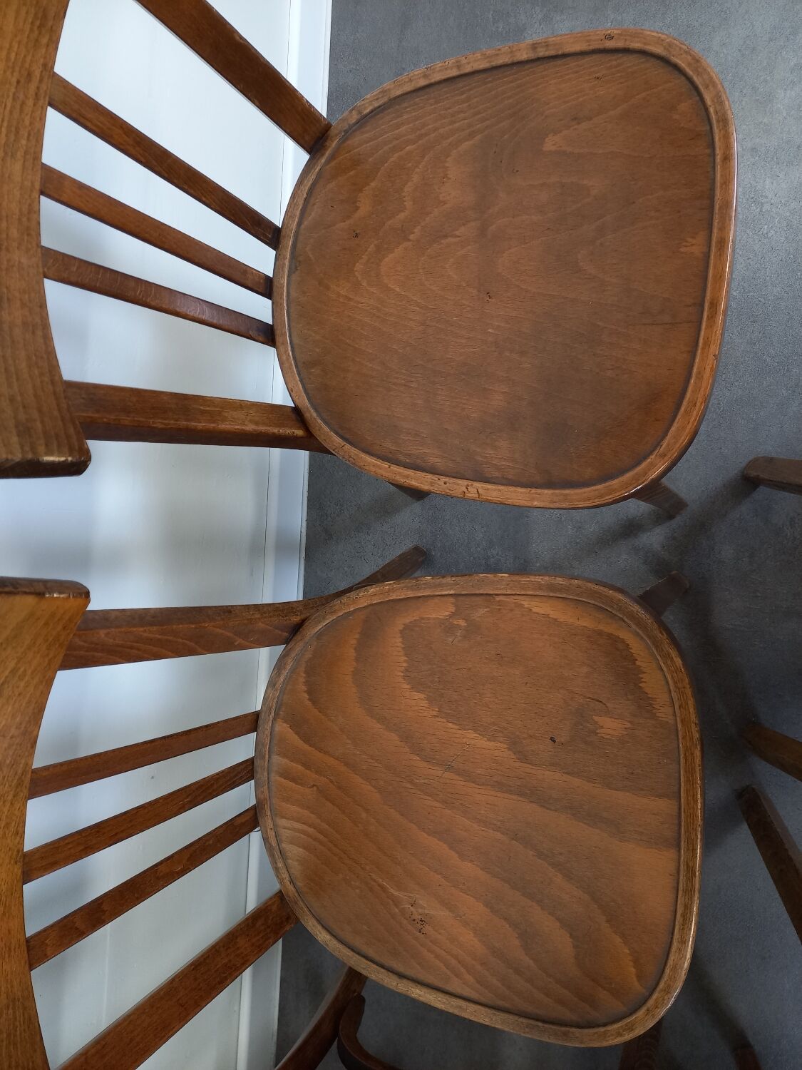 Baumann bistro chairs, set of 10