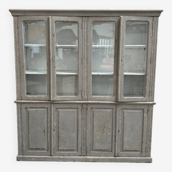 Mid-20th century patinated display case