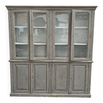 Mid-20th century patinated display case