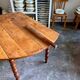 Dining table with 2 wooden leaves ⌀ 120 cm