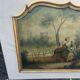 Antique Fireplace Trumeau in Louis XV Style - Gallant / Pastoral Scene at the